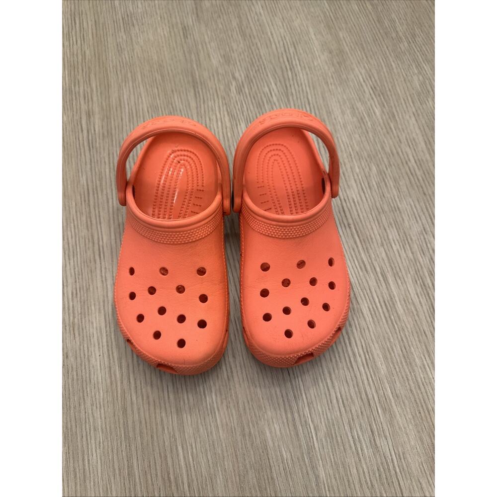 Crocs Classic Clog Kids Red Size J 4 Sandals Waterproof